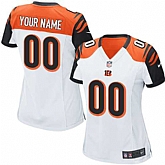 Women Nike Cincinnati Bengals Customized White Team Color Stitched NFL Game Jersey,baseball caps,new era cap wholesale,wholesale hats